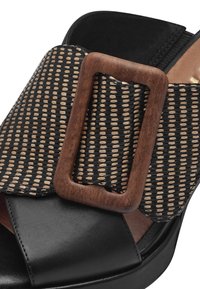 Tamaris Heeled mules - black comb
