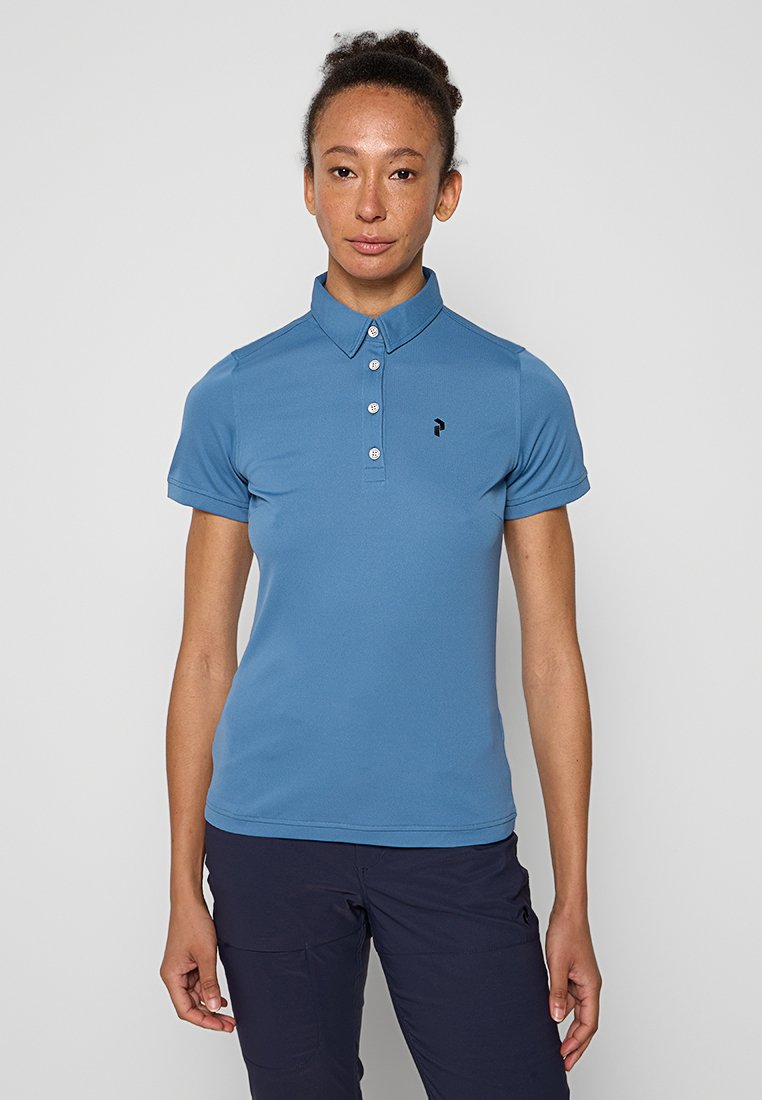 Peak Performance Poloshirt lichtblauw