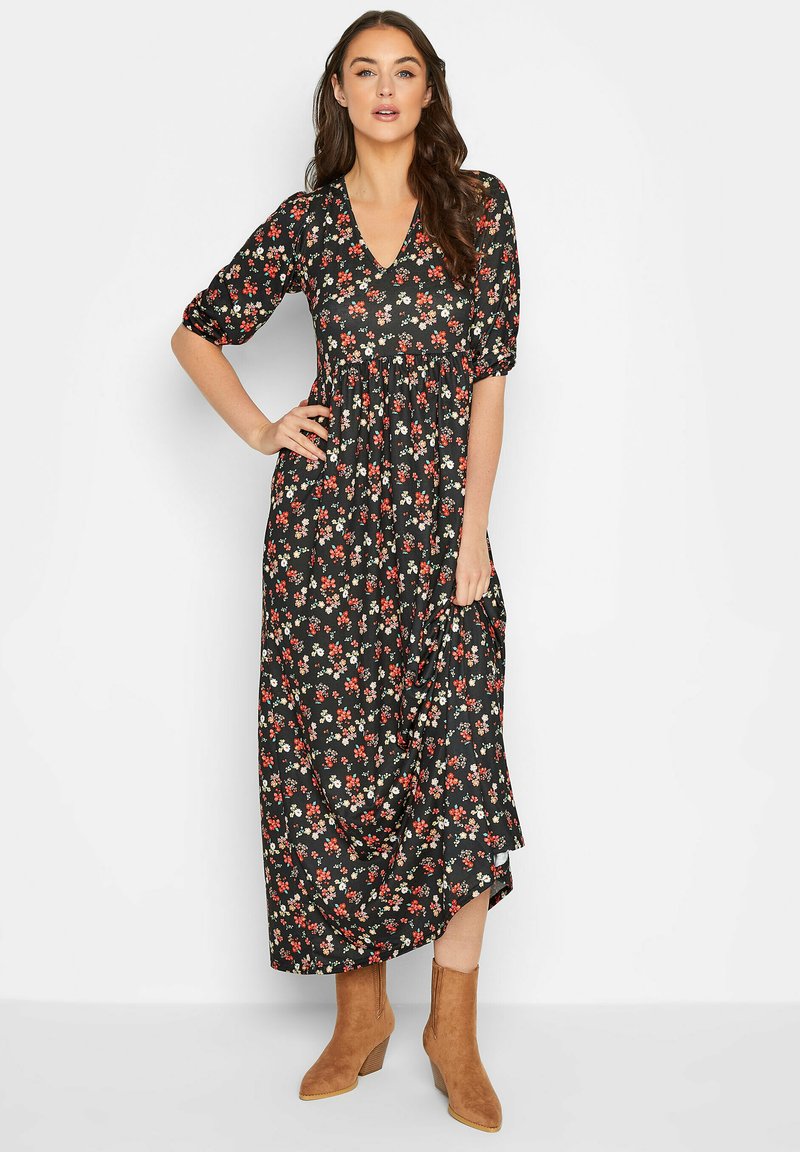 Long Tall Sally FLORAL Robe longue black/noir ZALANDO.FR