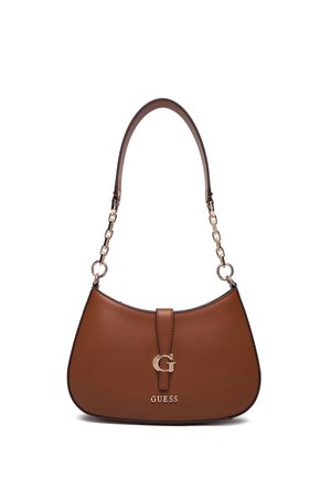 CARRIE TOP ZIP SHOULDER - Sac à main - cognac