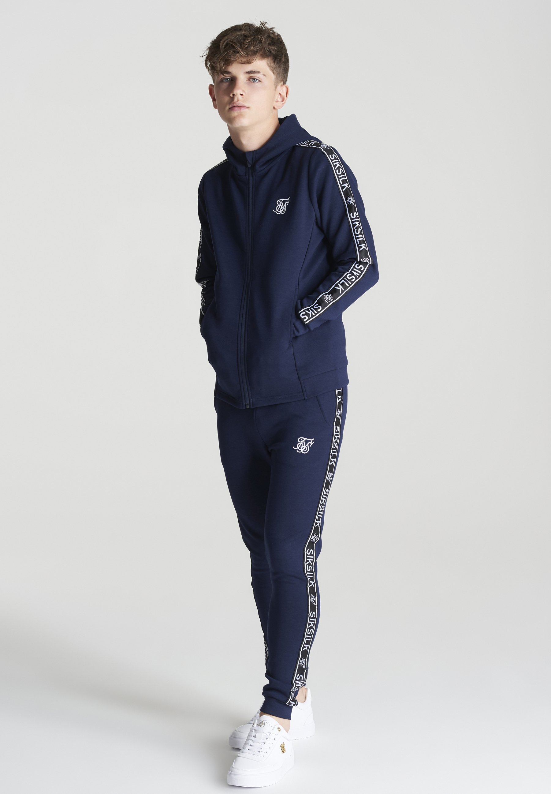 SIKSILK TWIN SET - Chándal - navy/azul marino - Zalando.es