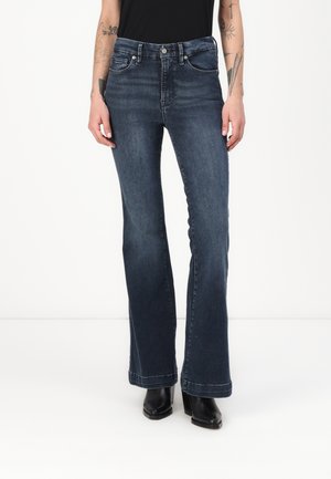Good American ALWAYS FITS GOOD LEGS FLARE TROUSER  - Jean flare - indigo