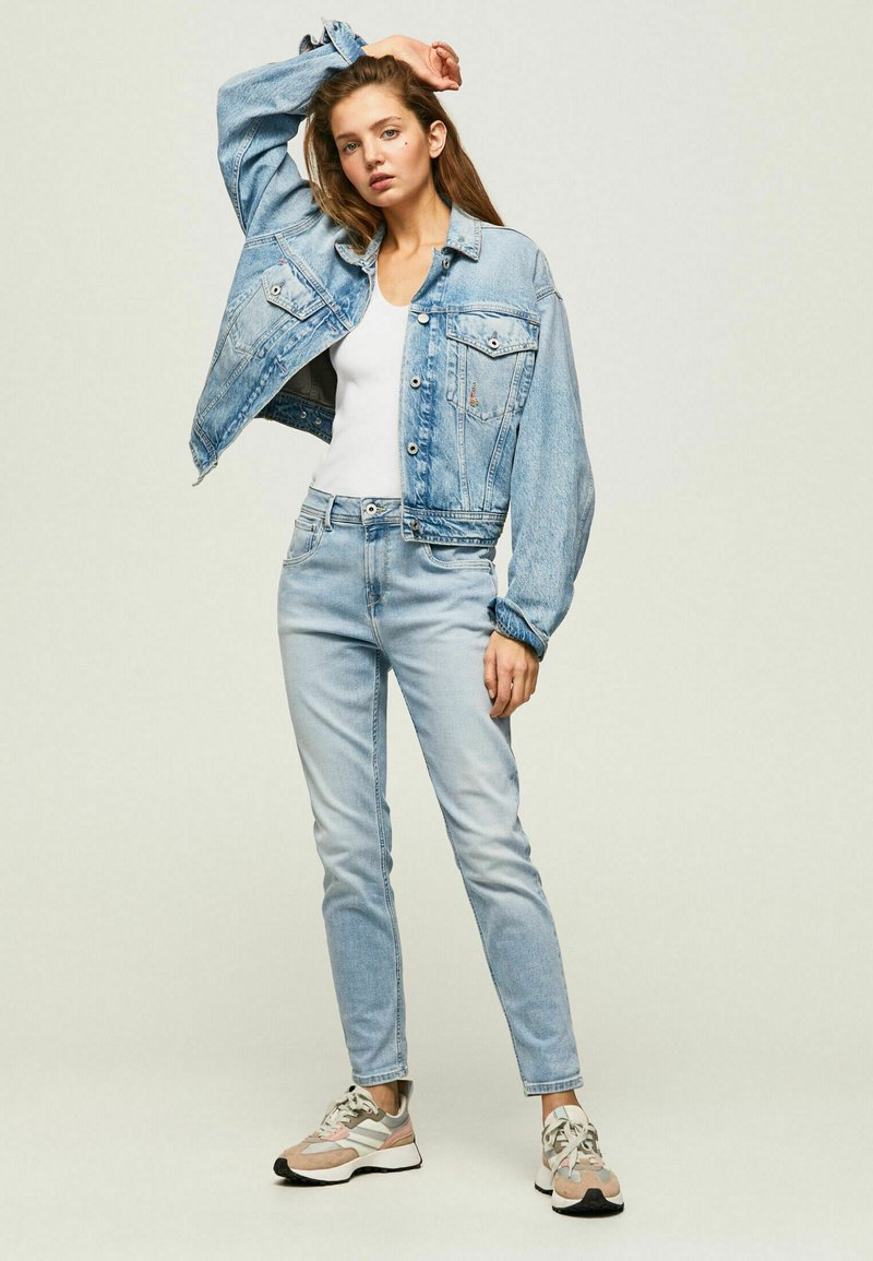 Pepe Jeans Slim fit jeans blauw denim/bluedenim