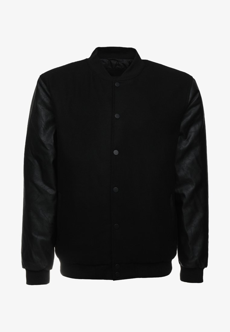 College Jacke Picture Jacke Schwarz Basketball Kapuzenjacke