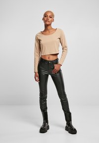 Urban Classics CROPPED LONGSLEEVE - Langarmshirt - unionbeige