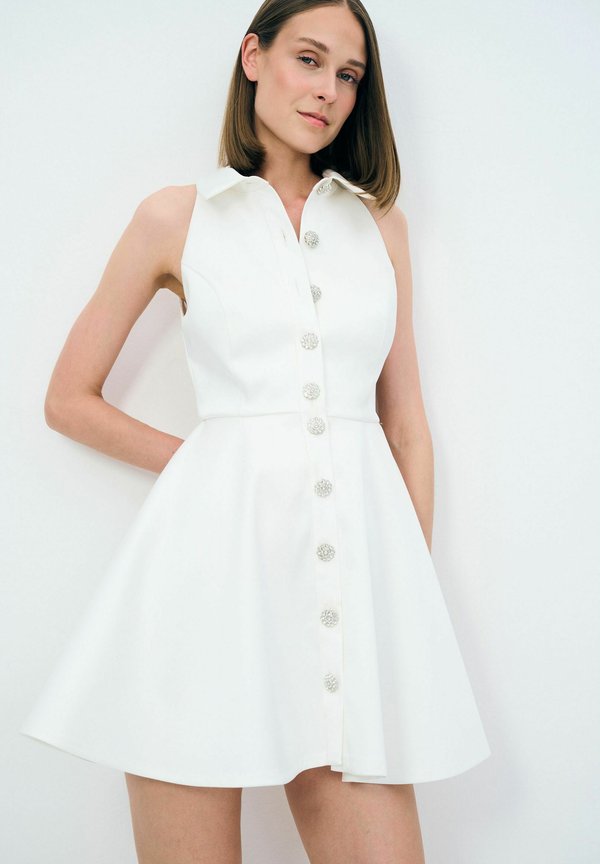 Blusenkleid - ecru