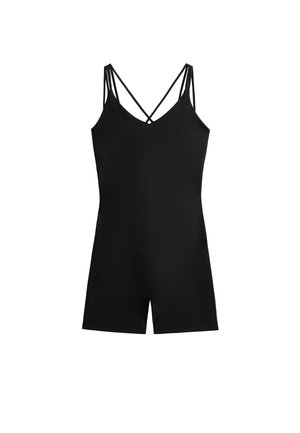 OYSHO COMFORTLUX DOUBLE STRAP SHORT - Jumpsuit - black