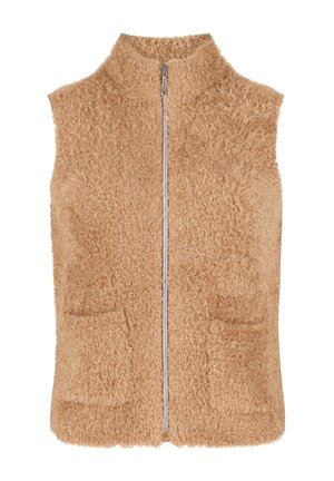 Betty Barclay, BETTY BARCLAY MIT STEHKRAGEN STRICKWESTE - Veste sans manches - beige