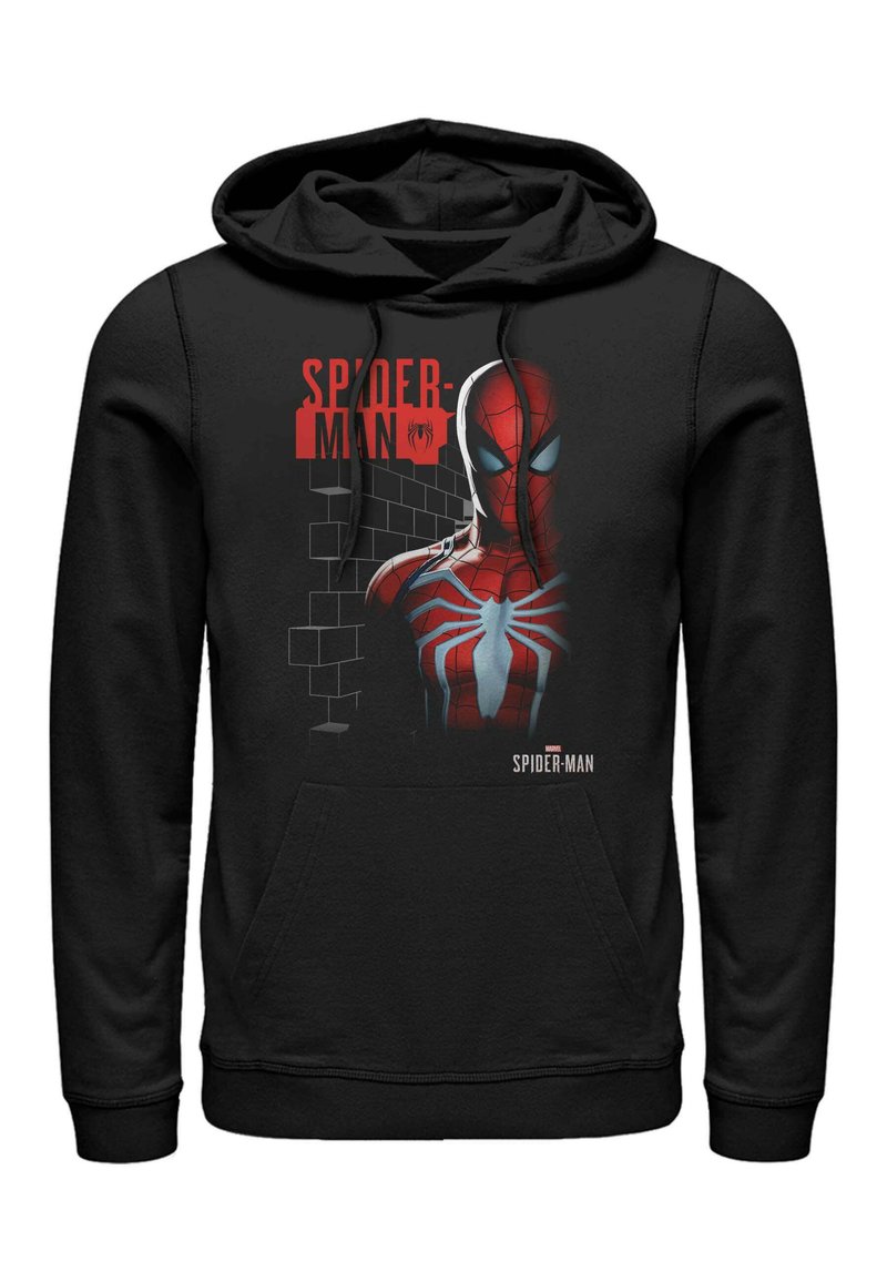 Damen Sweatshirts | Henry Tiger MARVEL UNISEX SPIDER BRICKS Kapuzenpullover black/schwarz - ZF12692 Damen Sweatshirts | Henry Tiger MARVEL UNISEX SPIDER BRICKS Kapuzenpullover black/schwarz - ZF12692