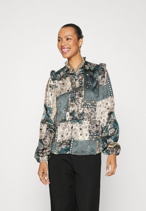 Vero Moda VMNAVI - Bluse - birch/green