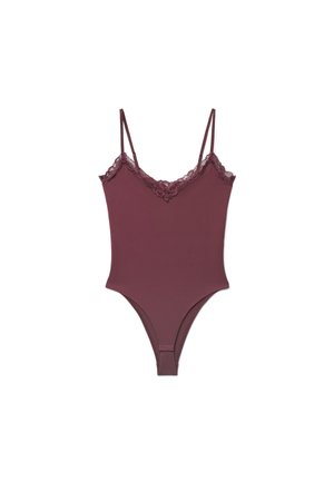 Calliope, CANOTTA PIZZO - Top - prugna