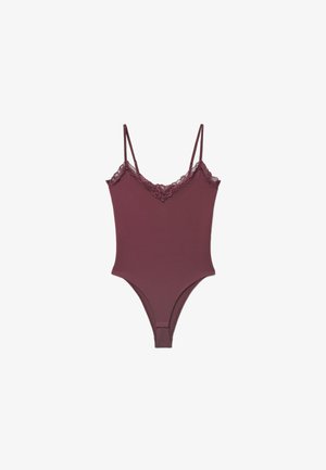 Calliope, CANOTTA PIZZO - Top - prugna