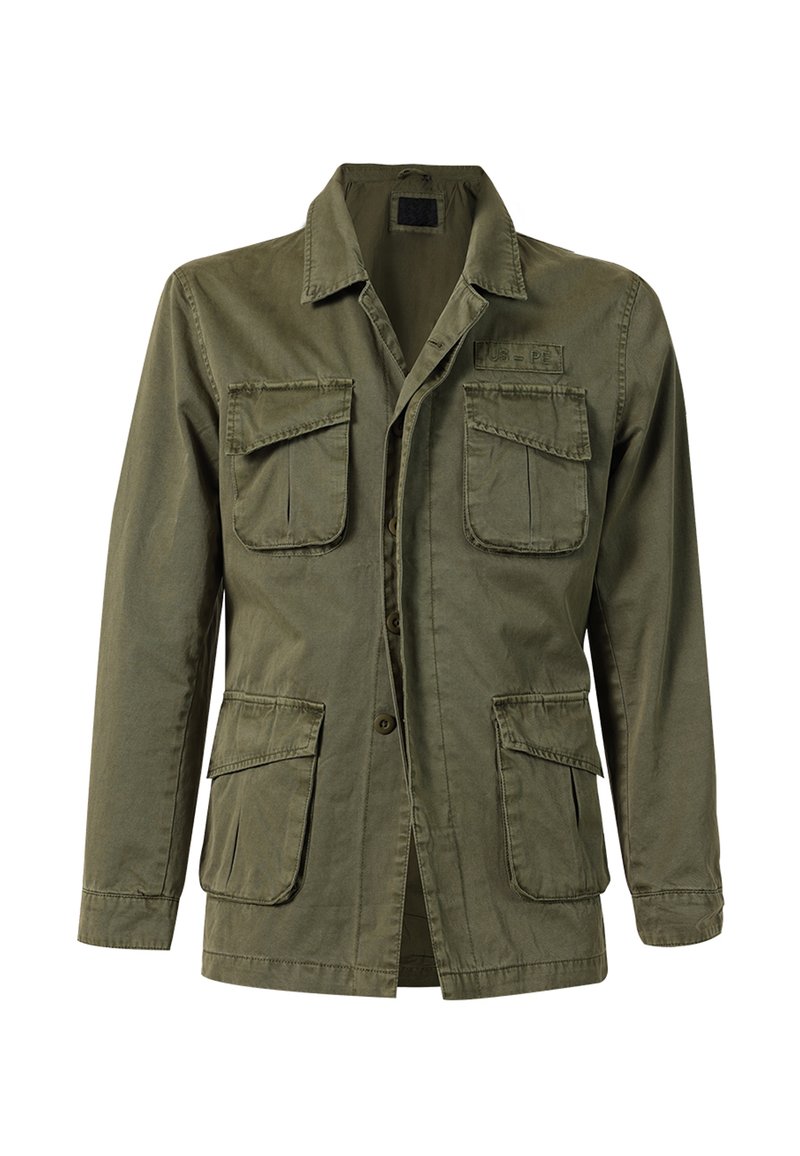 PuroEgo CHAQUETA MILITAR - Chaqueta fina - verde militar/caqui -