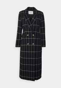 CAROLA - Classic coat - check black