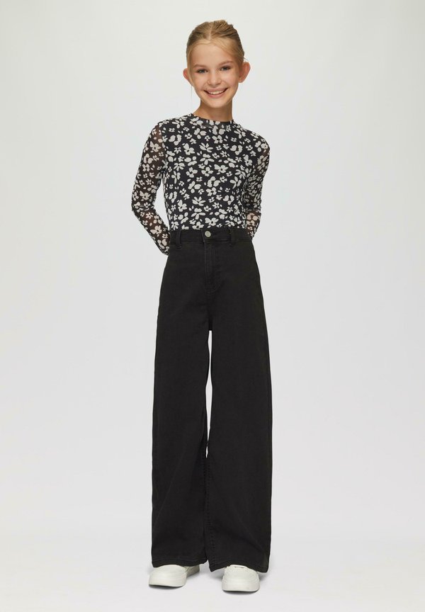 SUPER HIGH RISE WIDE LEG - Jeans Relaxed Fit - graphit