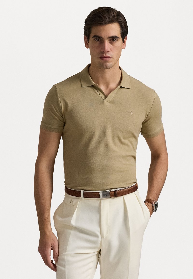 Polo Ralph Lauren - CUSTOM SLIM FIT STRETCH - Polo - classic khaki, Agrandir