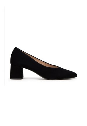 WITTCHEN WOMEN’S CUT-OUT COURT SHOES WITH BLOCK HEEL - Tacones - black
