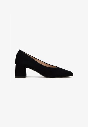 WITTCHEN WOMEN’S CUT-OUT COURT SHOES WITH BLOCK HEEL - Tacones - black