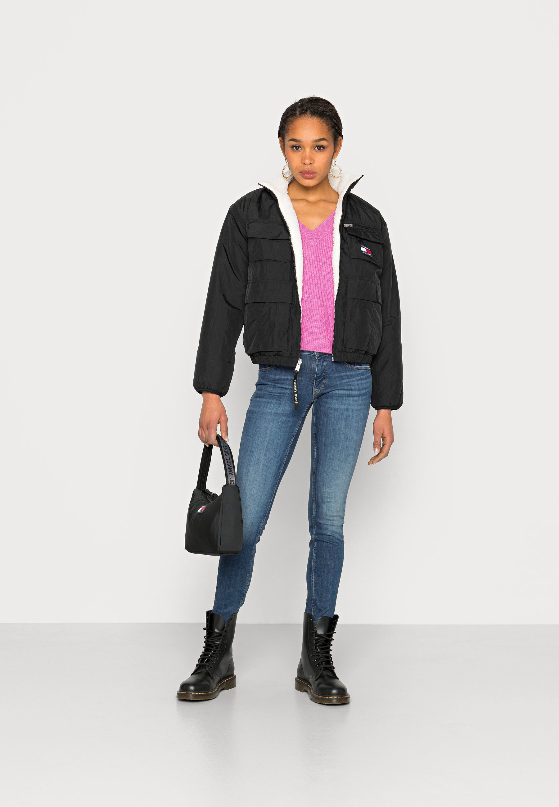 Tommy Jeans REVERSIBLE SHERPA JACKET 