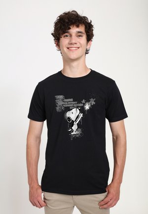 Henry Tiger, SNOOPY GRAFITI SNOOPY URBAN SPRAY PAINT GRAPHIC - T-shirt print - black