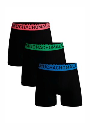 3-PACK SOLID - Trunks - black