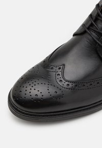 Zign LEATHER - Schnürstiefelette - black