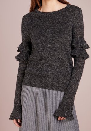 Pullover - metallic black
