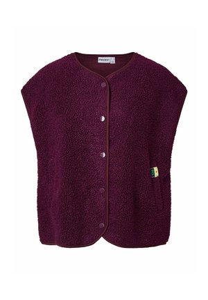 Pieces, PCKATTY TEDDY VEST NOOS BC - Veste sans manches - pickled beet