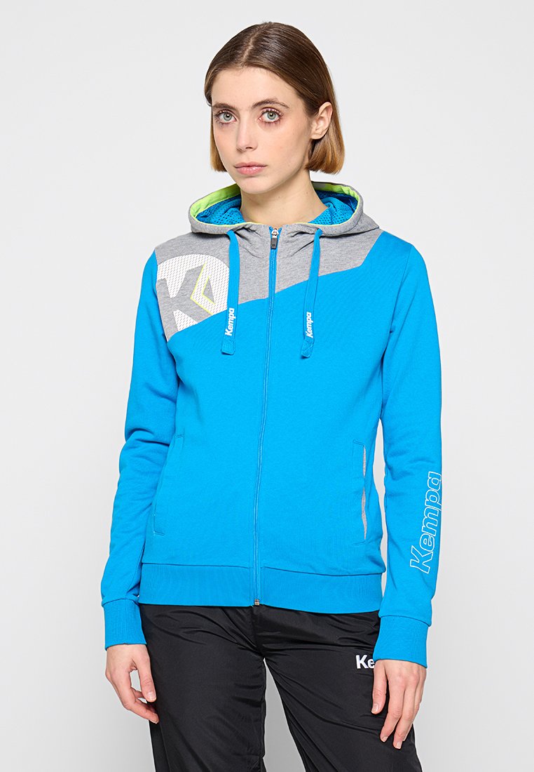 kempa Sweater met rits blauw kempa Sweater met rits blauw