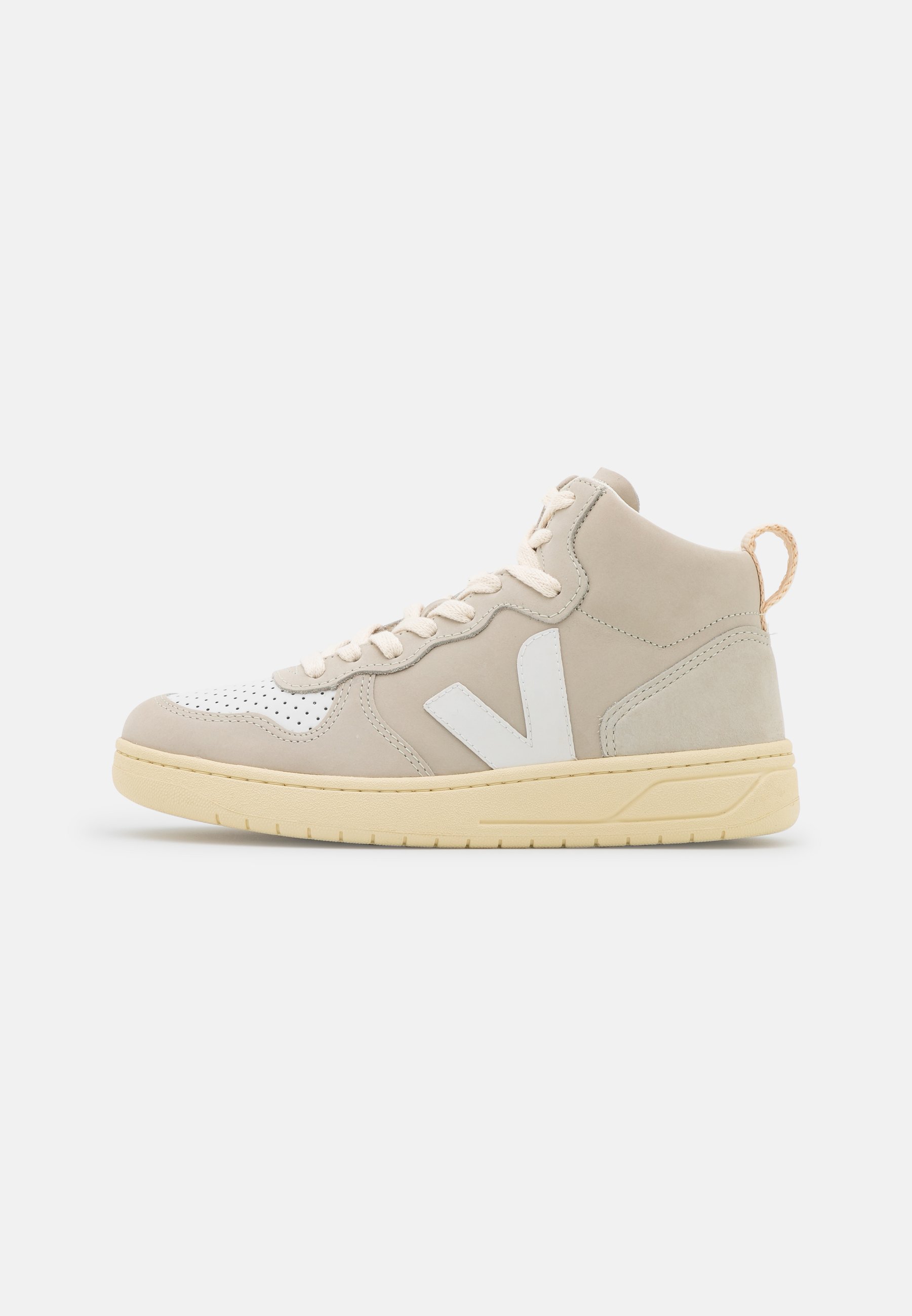 Veja V 15 - Sneakers hoog - natural/white/crème - Zalando.nl