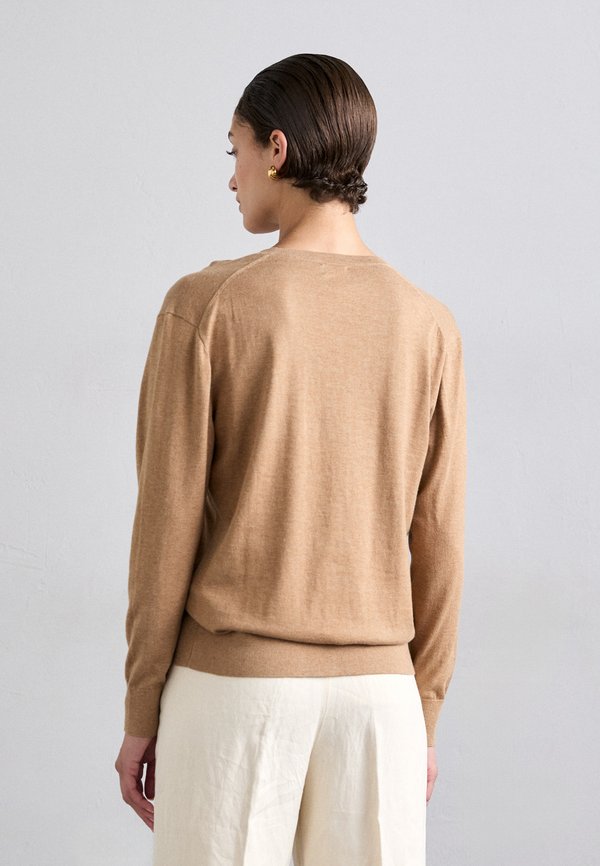 Jumper - camel melange2