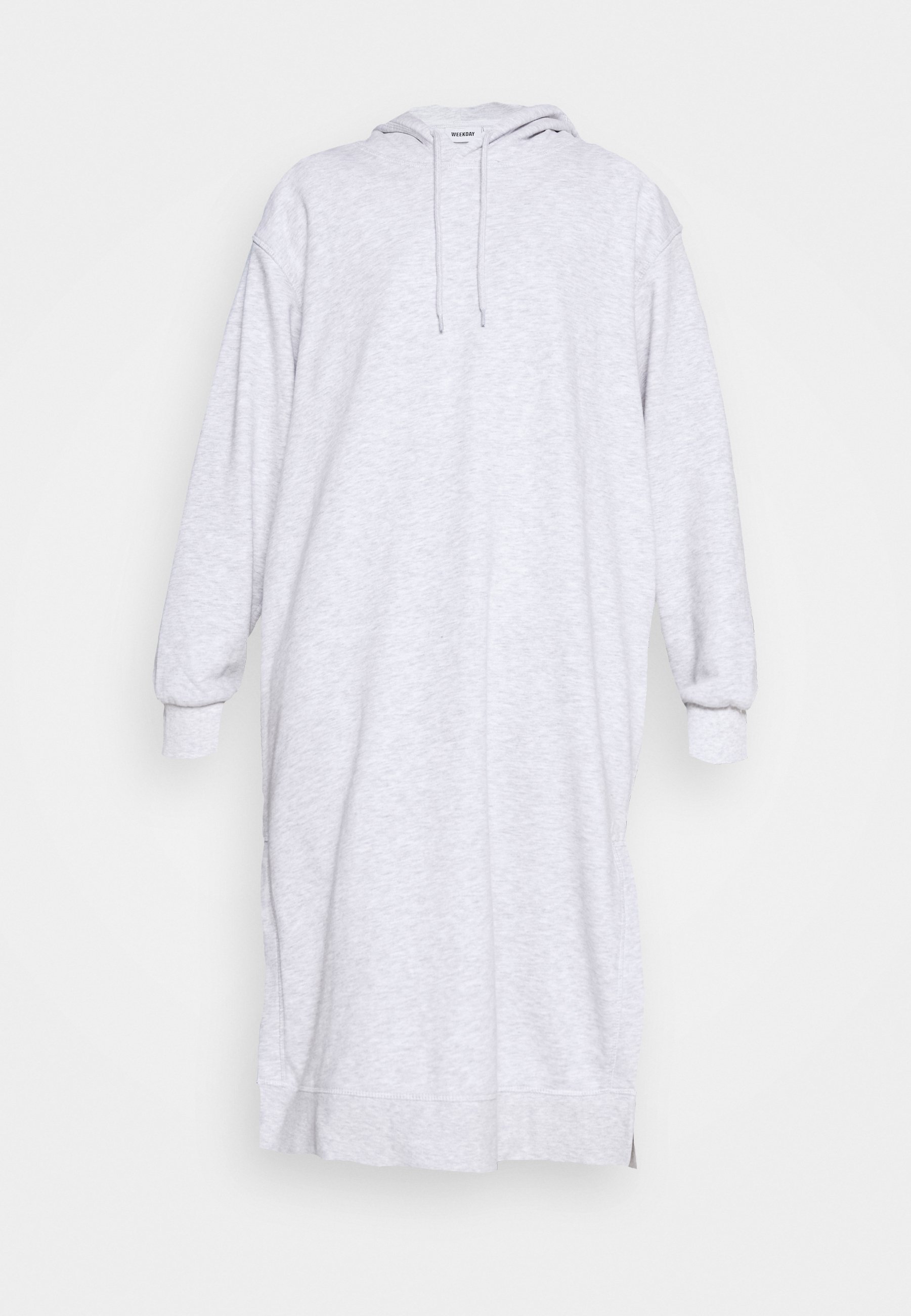 Grey melange casual dress