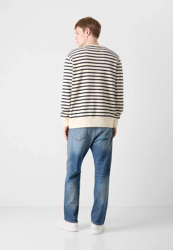 STRIPED C NECK - Sweatshirt - cream2