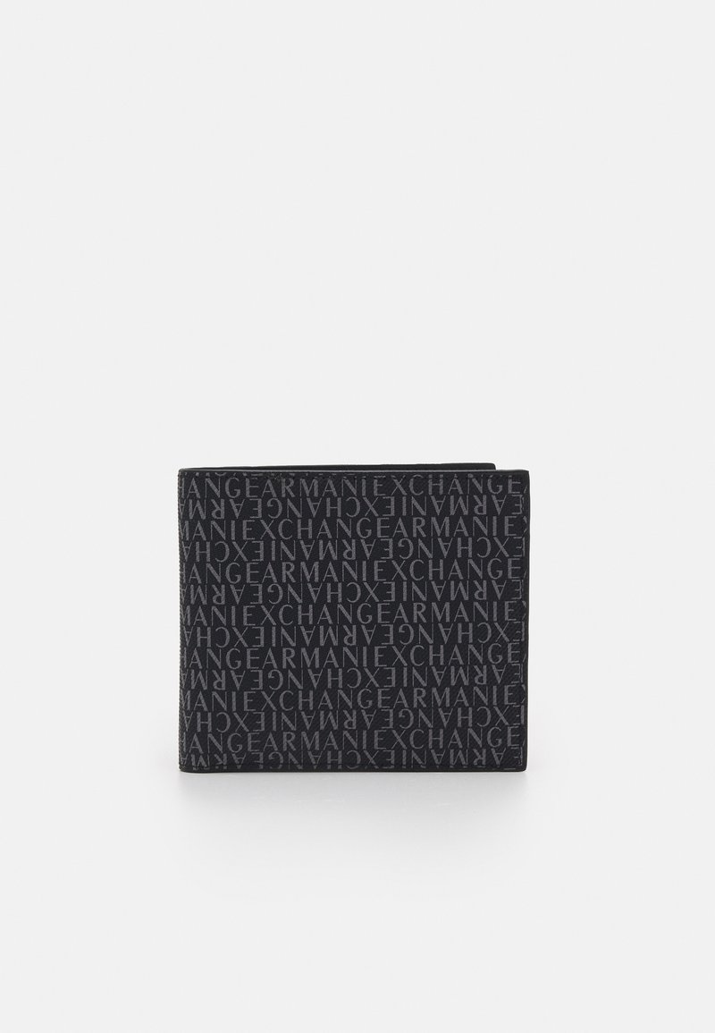 Armani Exchange MAN'S BIFOLD COIN POCKET Wallet nero black/black