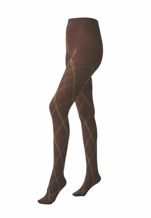 WARM HANDLE THERMAL CHECK PATTERN - Dresuri - chocolate brown