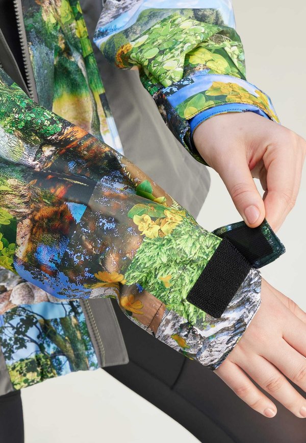 TRUENATURE EARTH COLLAGE - Outdoor jacket - bahia glow   multicolor2