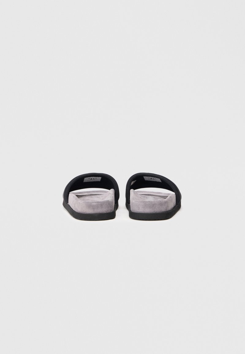 Off-White Black and White Minimalist Slide Sandals Isabel Marant Minimalist Off-white Strap Slide Sandal With  main image 4