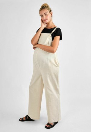MATERNITY FIT - WIDE - Traksipüksid - stone