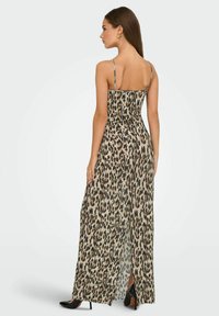 ONLY ONLCINDY LANGES - Jerseyjurk - humus