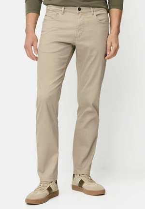 MIT 5-POCKET-DESIGN - Jeans Tapered Fit - light beige