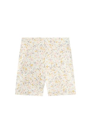 OYSHO, COMFORTLUX 10CM HIGH-RISE FLORAL HOT PANTS - Short - pale ecru