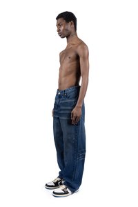 FAVELA HEAVY BAGGY - Baggy jeans - blue dirt washed