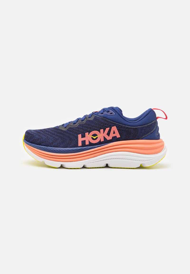 HOKA GAVIOTA 5 - Scarpe da corsa su strada - evening sky/coral