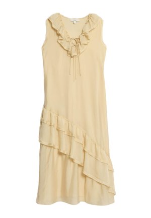 Marks & Spencer RUFFLE  - Day dress - soft gold