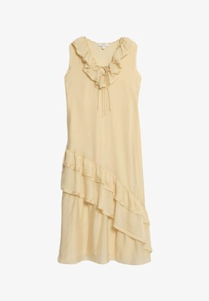 Marks & Spencer RUFFLE - Hverdagskjole - soft gold