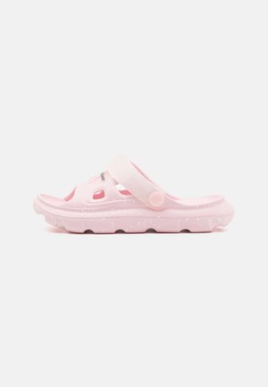 BASQUIAT - Pantolette flach - pink/white