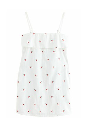 REGULAR FIT - BANDEAU  - Rochie de zi - white burgundy