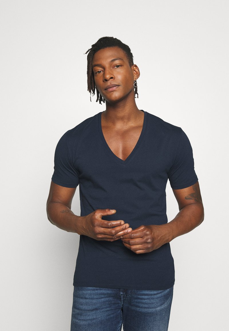 DRYKORN QUENTIN - T-shirt básica - navy