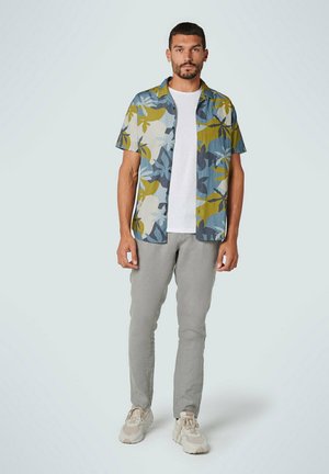 Schiesser SCHLAFANZUG LANG - Pigiama - grau mel/grigio screziato
