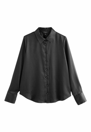 REGULAR FIT - LONG SLEEVE - Blúzka so zapínaním na gombíky - black